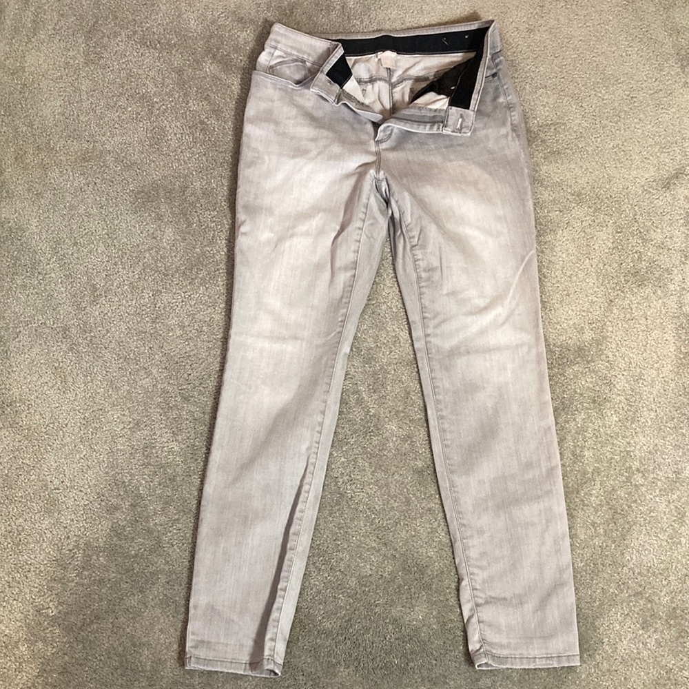 Chicos Jeans, Light Gray, size 1R